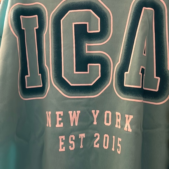 NWOT - Bettlity Letter Print Sweat Shirt - Picture 4 of 5